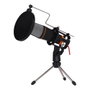Woxter Mic Studio Micrófono de Condensador Negro con Trípode
